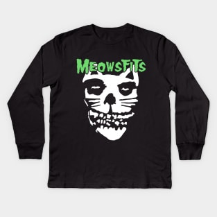 MEOWSFITS Kids Long Sleeve T-Shirt